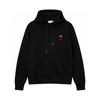 Cotton Couple Matching Set Oversized Hoodie With Heart Print Loose Fit Jogger Pants Men Women