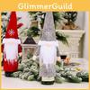 Unique Christmas Wine Bottle Wraps With Cute No-face Old Man Style Perfect For Holiday Decor
