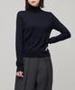MUSINSA STANDARD WOMAN Women'S Merino Wool Blend High-Gauge Turtleneck Knit [Navy]