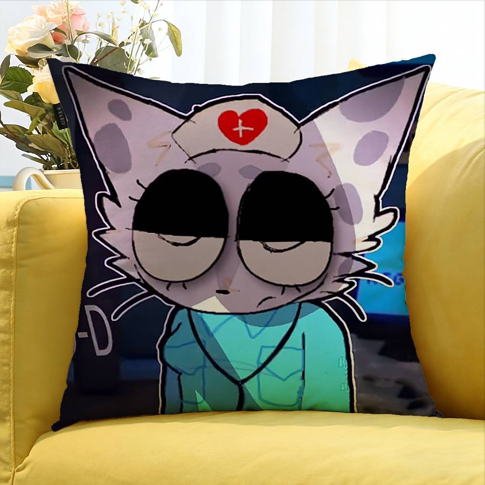 animal hospital head nurse Various Sizes Square Pillow Case For Car Home Bedchamber Decor