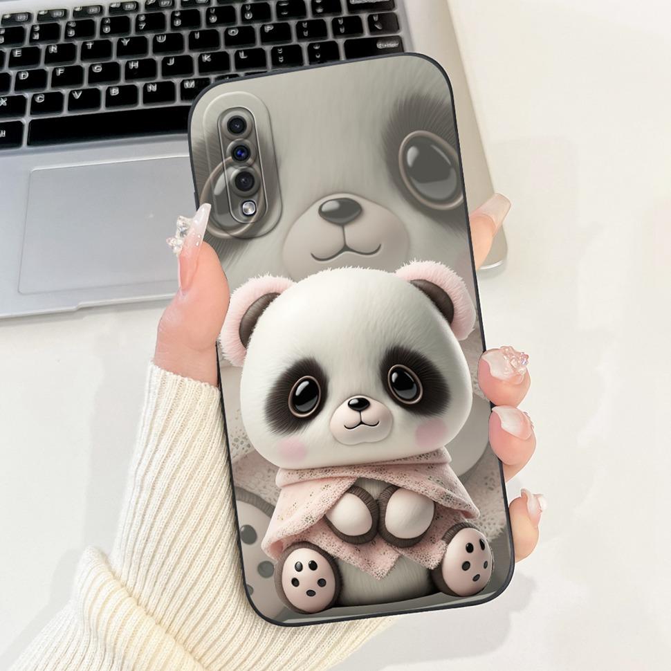 Protector Cover For Samsung Galaxy A50 Case Floral Animals Silicone Soft Coque for Samsung A50 SM-A505FN Case Phone Bags