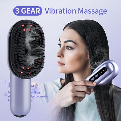 Haarpflegespray Massagekamm Vibration Kopfhautmassage Haarbürste Kopfmassagegerät Haarzerstäuber Zerstäubungsbürste Haarölapplikator