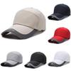 Solid Baseball Color Cap Sun Protection Peaked Cap Outdoors Gift Stylish Sunhat