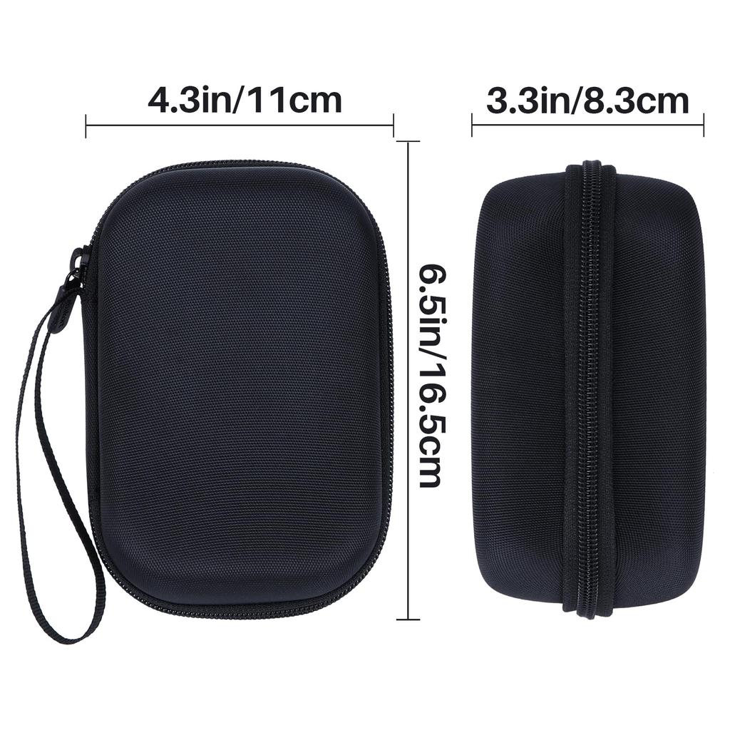 Lebakort Storage Case Compatible with Fujifilm Instax Evo, Instax Mini Evo Hybrid Instant Digital Camera and Printer (Brown Case)