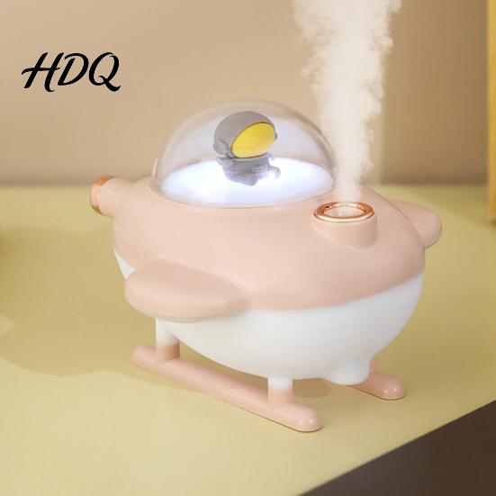 Desktop Humidifier Humidifier Airplane Shaped with Light Portable 220ml Water LED Light Tank Capacity Quiet Operation for Skin Moisturizing