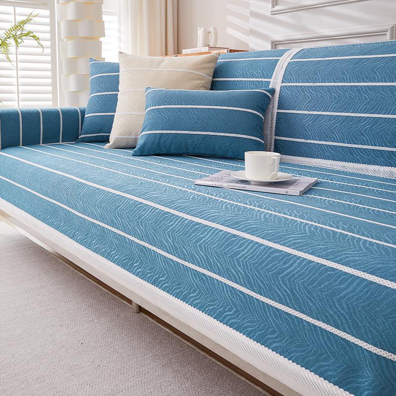 Simple and Modern Fabric Craft Non-Slip Sofa Cushion Four Seasons Universal Sofa Cover Cover Towel Living Room Sofa Cover Cloth