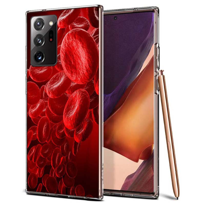 Blood Platelets Under Microscope Phone Case for Samsung A55 A35 A25 A15 A07 A05S A16 A17 A26 A36 A37 A56 A57 Galaxy Note 20 10 A
