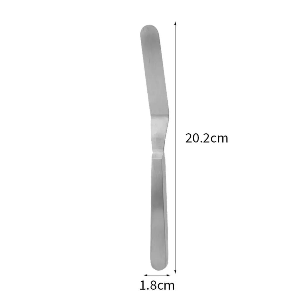 Household Stainless Steel Butter Scraper 8 Inch Rust-proof Cake Icing Spatula Comfortable Grip Jam Spreader Bread