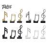 Talos 3Pcs Minimalist Music Note Resin Sculpture, Treble Clef & Eighth Quarter Desk Decor for Piano Room Living Room, Matte Art Collectible, Creative