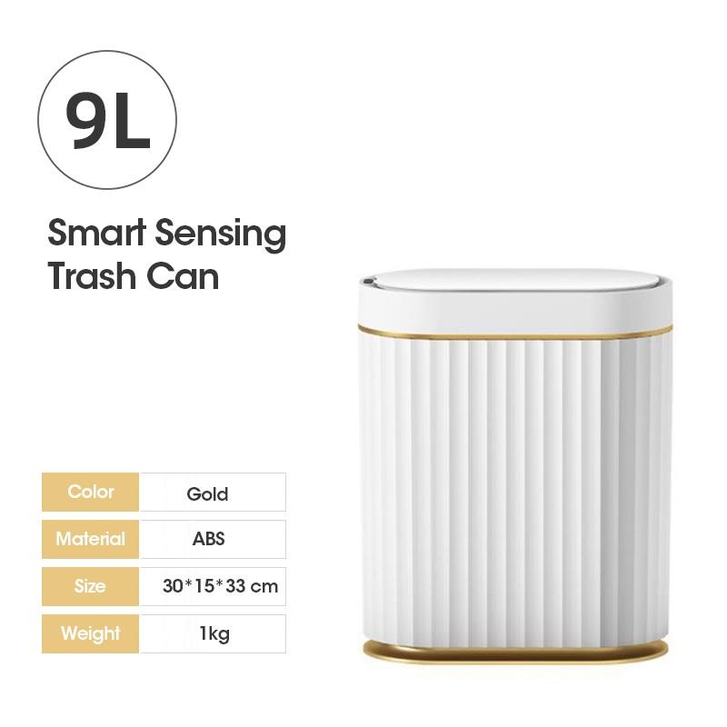 7L Trash Can Narrow Smart Sensor Kitchen Food Waste Recycle Bin Toilet Wastebasket Garbage Storage Bucket Bathroom Accessories