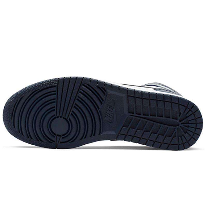 Air Jordan 1 Mid 'Obsidian White' Jordan 554724-174