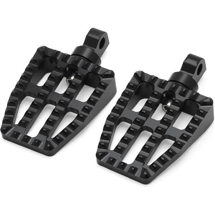 

Motorcycle Foot Pegs Mx Wide Footrests Pedals Chopper Bobber Style Fit For Harley Dyna Touring Street Glide Road King Road Glide Electra Glide чёрный