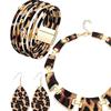 3 Pieces Bohemia Leopard Jewelry Set Costume Accessories Sturdy Party Supply