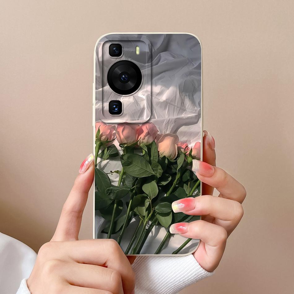 Für Huawei P60 Pro Art Handyhülle Süßes Design Weiche Flüssigsilikon-Rückabdeckung Für HuaweiP60 P 60 Anti-Drop Langlebiger Stoßfänger Funda