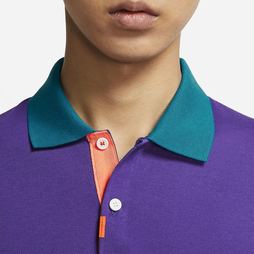 Nike Slim Fit Color-Block Breathable Sports Polo Shirt Men Tops Multicolor CV2481-547
