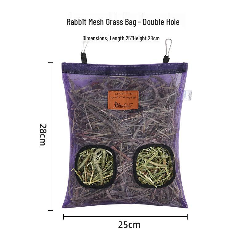 Large Capacity Hay Feeding Bag for Rabbits and Guinea Pigs
