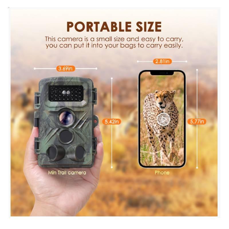 Camera Taking Trail 36mp 1080p Night Photo Video Hunting Animal Monitoring Tool