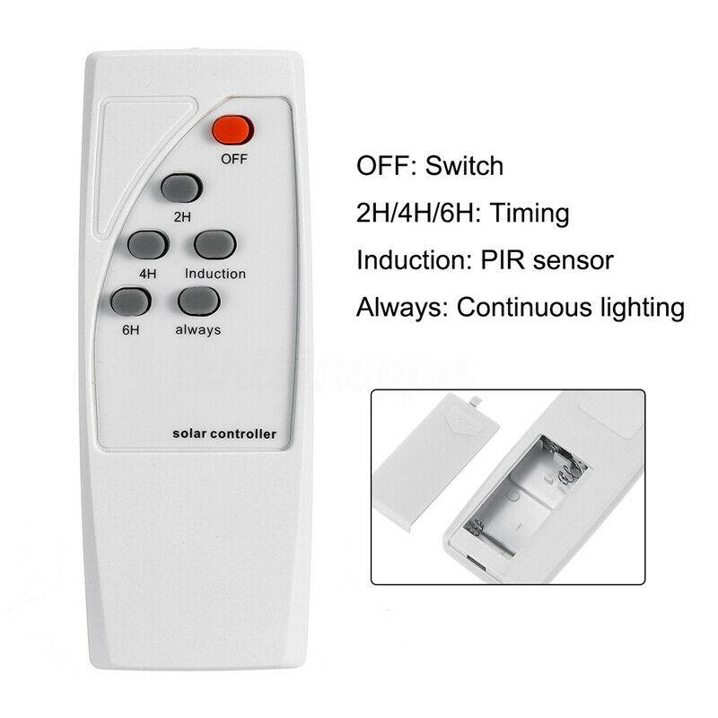 300W Solar Light LED Flood Light Garden Spotlight with Remote Control Timing 1/2P Lighting