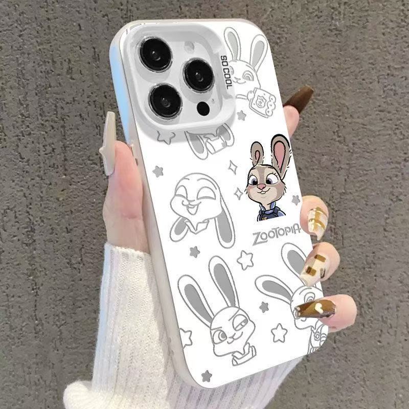 The new cartoon is suitable for iphone17 mobile phone case 11 Apple 16promax/15 anti-drop 14pro13 Europe and America 12