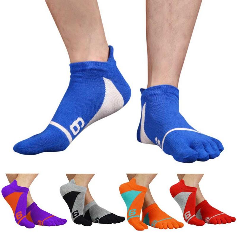 5 Pairs of Five Finger Socks Men Pure Cotton Sports Breathable Comfortable Shaping Anti Friction Men Five Finger Socks