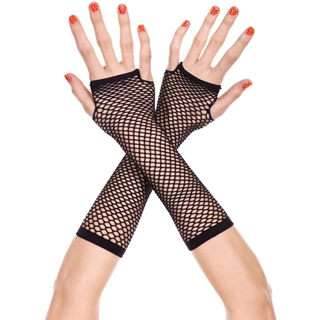 Mesh Glove Female Queen Accessories Sexy Restraint Bondage Fishnet Flirting Erotic Women Couples Adult Sex Game Teasing Midnight
