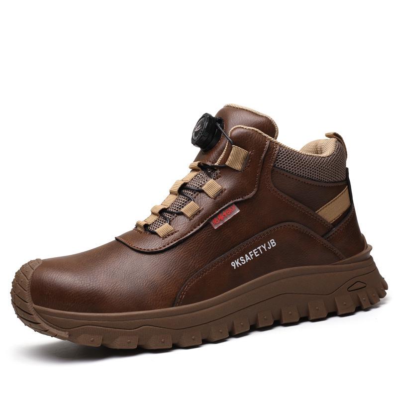 Men’s Safety Work Shoes: Anti-Smash, Puncture-Resistant, Anti-Slip, Wear-Resistant, Water-Resistant, Breathable, and Comfortable Protective Footwear