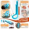 Built-in Magnets Mason Jar Opener Hook Design Vacuum Seal Remover  Daily Household Kitchen Opening