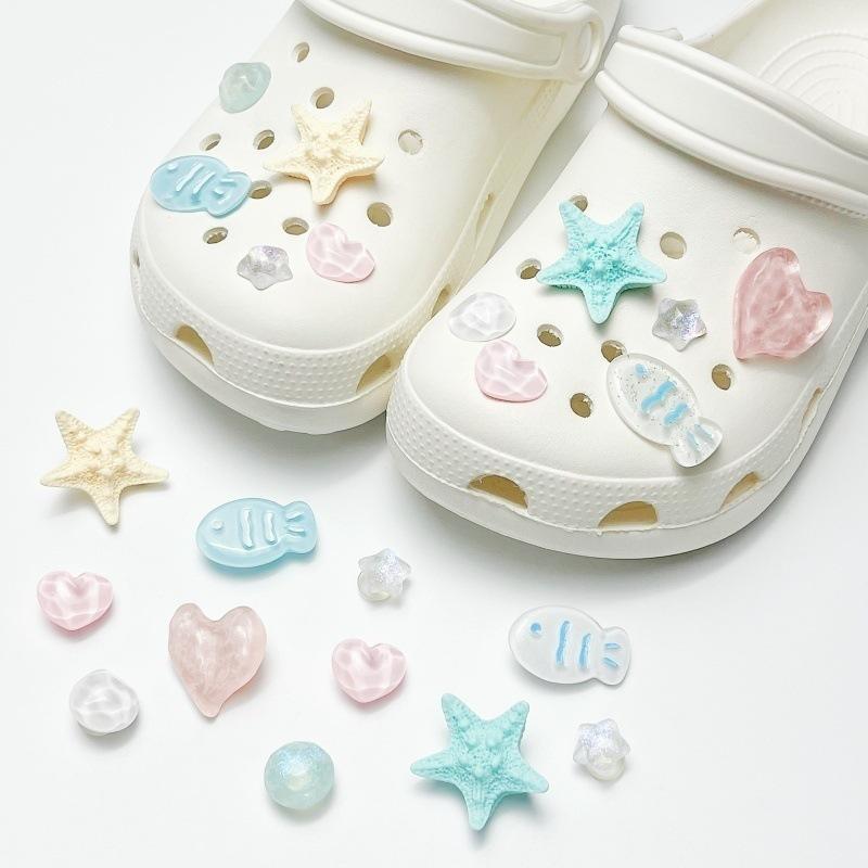 1set New Flower Bow Shoes Decoration DIY Removable Shoe Buckle Personalized Shoe Charms Set Fashion