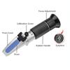Portable Refractometer Liquor Brewing Alcohol Concentration Detector for Household Handheld 0-32 Fruit Sugar Meter Refractometer