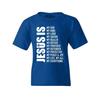 Kids Christian Graphic T-Shirt Jesus Is My Everything My God My Savior Youth Casual Short Sleev