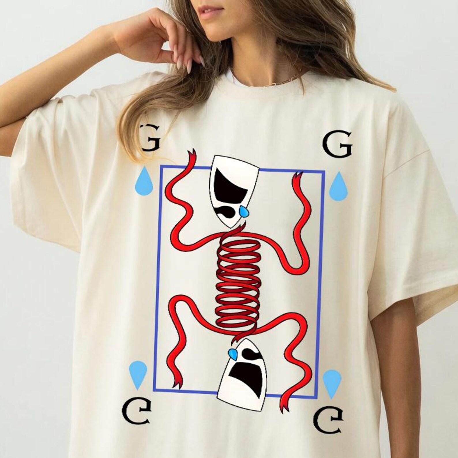 Comfort Colors Gangle Card Shirt - The Amazing Digital Circus Shirt,Tadc Shirt,Tadc Sweatshirt,Gangle Sweater 2XL