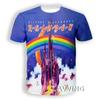 Popular Rock Rainbow Band 3D Printed Men's/Women's T Shirt Summer Hip Hop Trend Short Sleeve Top Oversized Cool O-Neck Tee Shirt