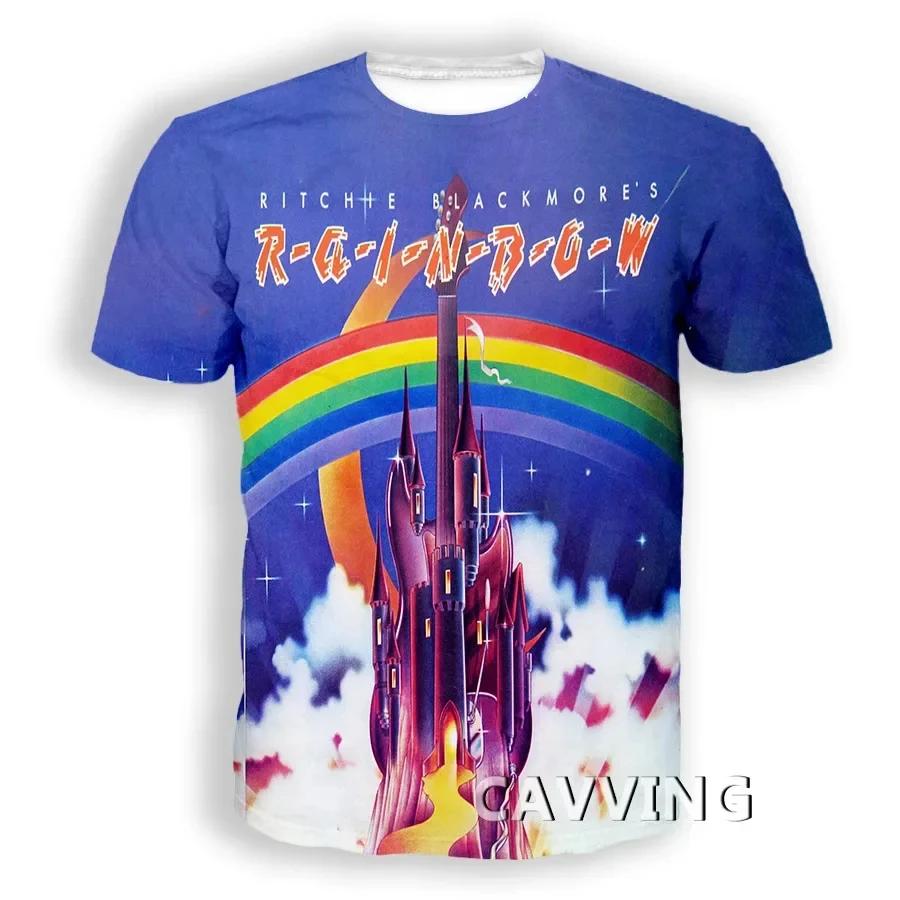 Popular Rock Rainbow Band 3D Printed Men's/Women's T Shirt Summer Hip Hop Trend Short Sleeve Top Oversized Cool O-Neck Tee Shirt