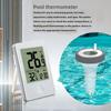Wireless Pool Thermometer LCD Display 0.1℃ Accuracy Waterproof Digital Floating Thermometer Temperature Meter Pool Thermometer