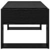 Coffee Table Black Oak Look 110 x 50 x 41 cm Engineered Wood