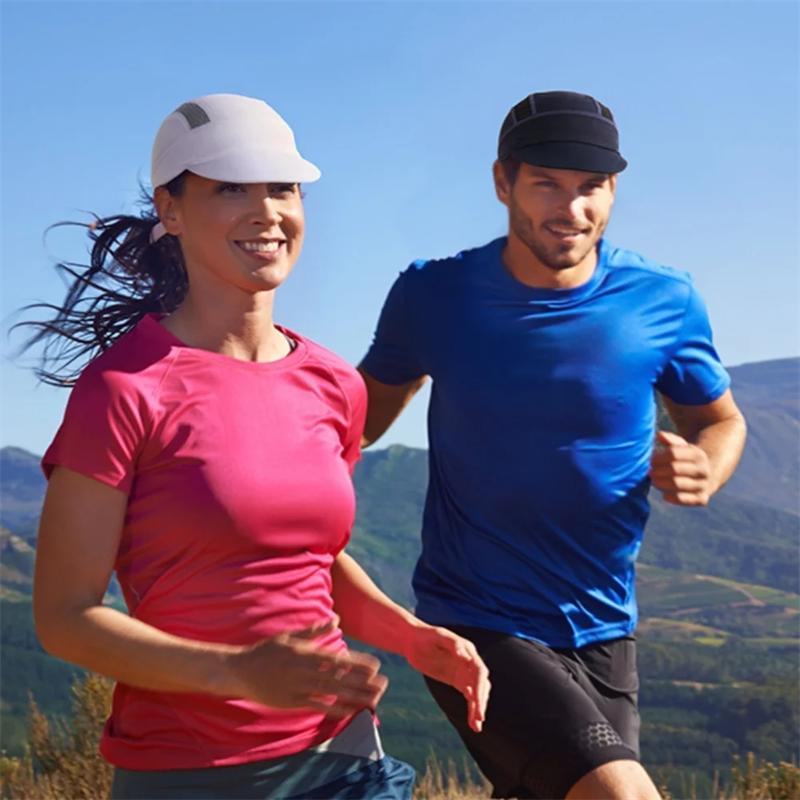 Summer Quick Dry Air Permeable Ventilated Mesh Under Helmet Cap Sports Cycling Bicycle Bike Mtb Hat Thin Small Brim Sweat-Wicking Baseball Cap