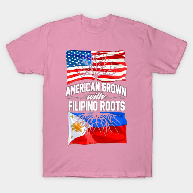 T Shirt Women American Grown With Filipino Roots Harajuku Print Kawaii Tshirt Summer Short Sleeve Female T-Shirt Top Tee