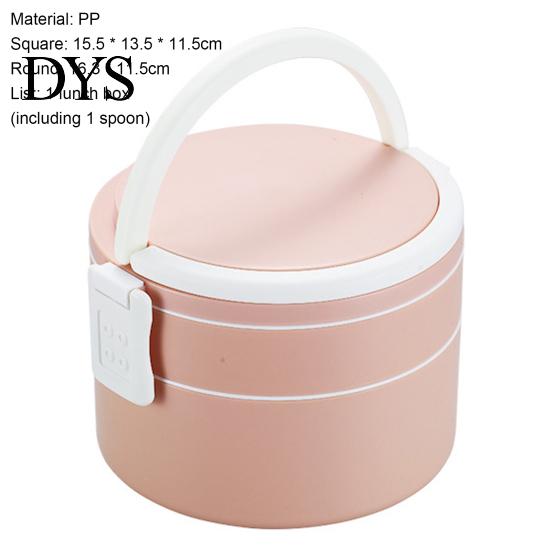Lunch Box Leak-proof Sealed Double Layer Large Bento Capacity Outdoor Boxes for School