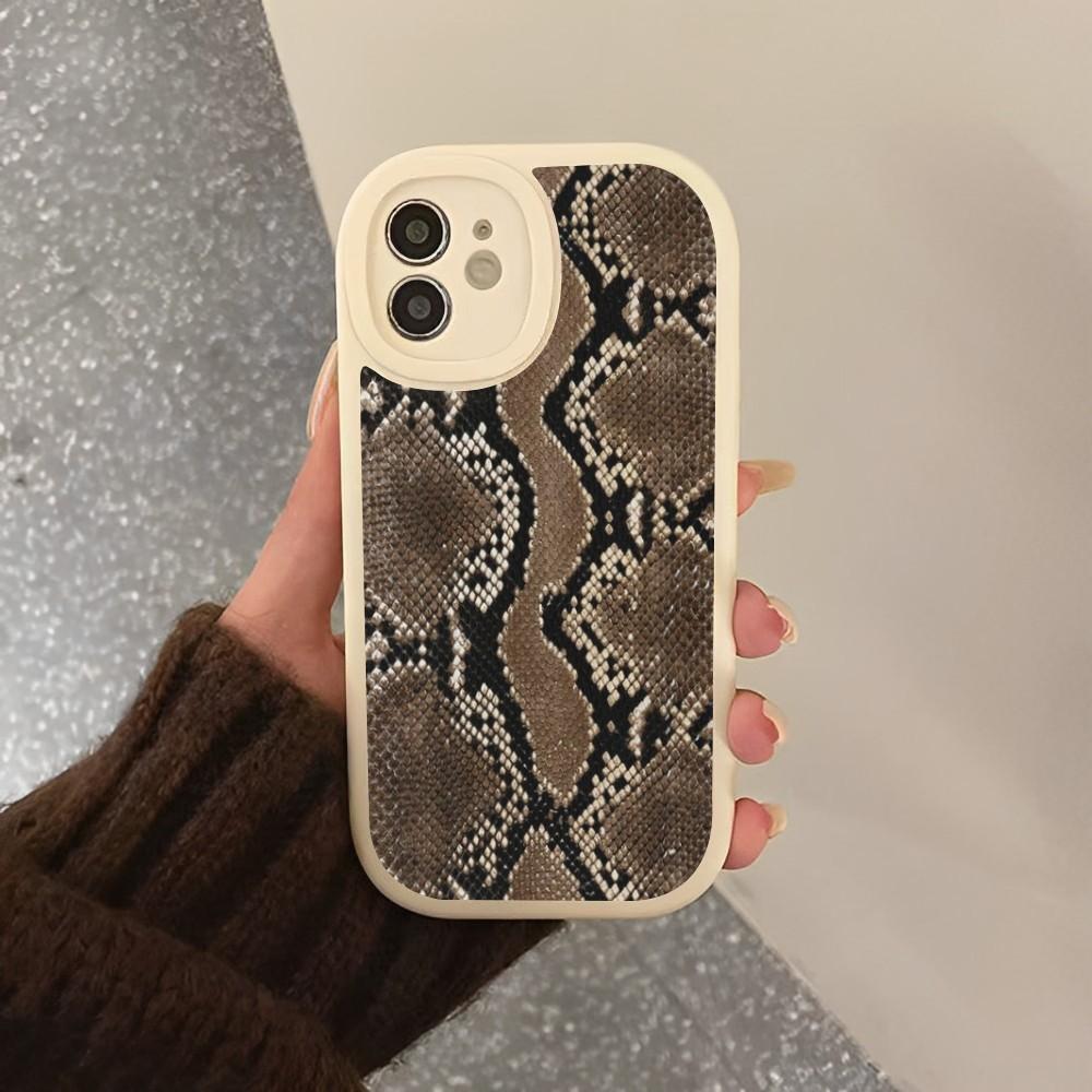 

Snake Skin Phone Case Hard Leather For iPhone 16 15 14 13 12 Mini 11 14 Pro Max Xs X Xr 7 8 Plus Fundas iPhone 15 plus