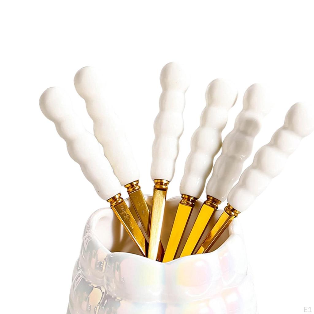 Ceramic Jar Fruit Fork And Spoon Set for Elegant Dining