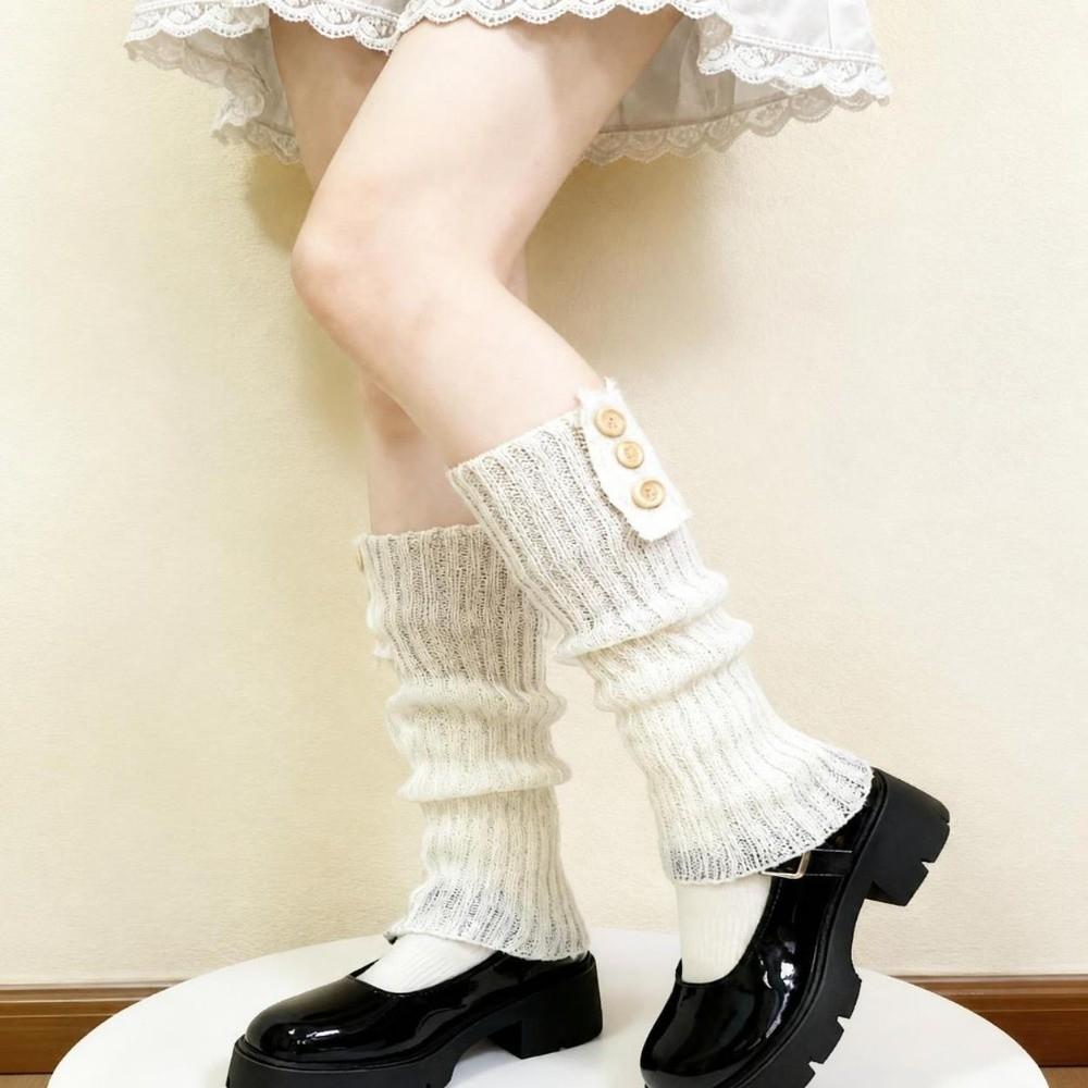 Stretchy Lolita Leg Warmers Crochet Stretchy Boots Covers  Spring, Autumn and Winter