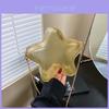 Fashion Gold Silver Star Shaped Women Single Shoulder Chain Bag For Daily Use