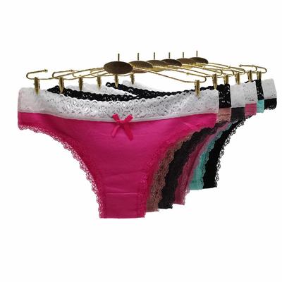 Chiloți pentru femei Lenjerie de corp din bumbac Set de slip sexy din dantelă Lenjerie pentru femei pentru fete Lenjerie pentru femei 6 buc/set