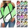 Moda feminina casual temperamento em torno do pescoço fora do ombro cor irregular manga longa camiseta topo