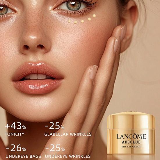 LANCÔME Absolue Revitalizing Eye Cream 5ml (1/2/3 Packs) - Perpetual Rose Extract