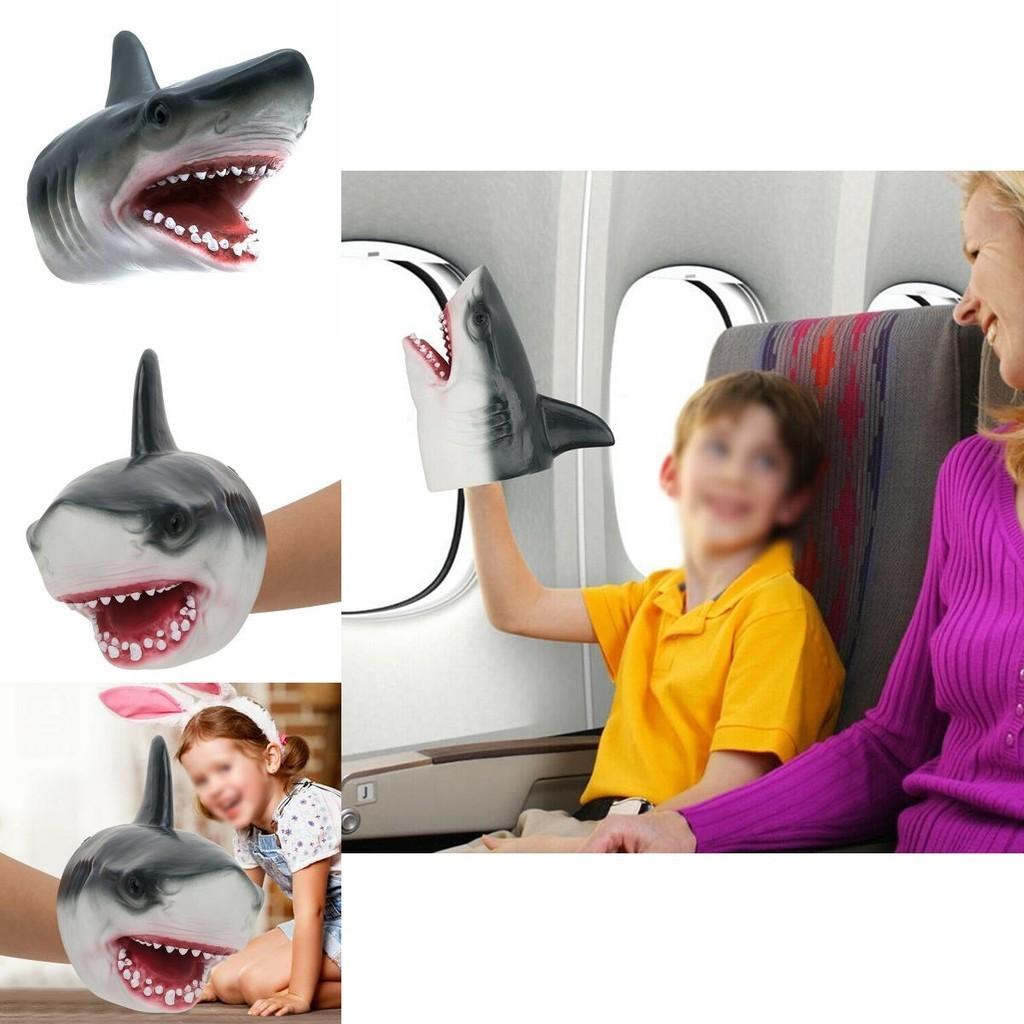 Premium Shark Head Hand Puppet Plush Toy For Kids Safe And Educational Fun