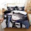 MILGRAM Luxury Bedding Set Japan Anime Cartoon Duvet Cover Set Comforter Bedspread Linen Twin Single Size Printed Home Textile