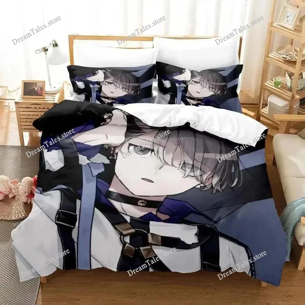 MILGRAM Luxury Bedding Set Japan Anime Cartoon Duvet Cover Set Comforter Bedspread Linen Twin Single Size Printed Home Textile