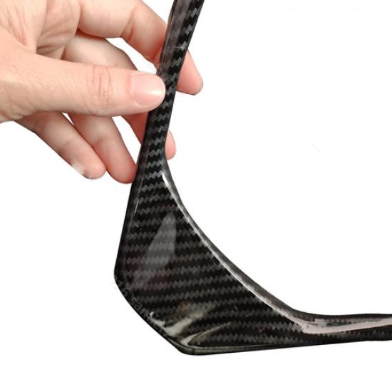 Carbon Fiber Color Steering Wheels Cover Trim Fit for Toyota RAV4 2013-2018