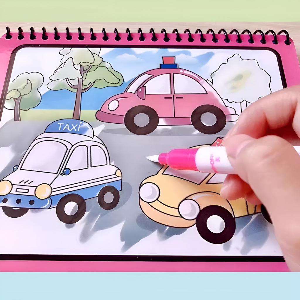 Children's Magic Picture Book Can Be Repeatedly Doodled Using Clean Water Painting And Coloring